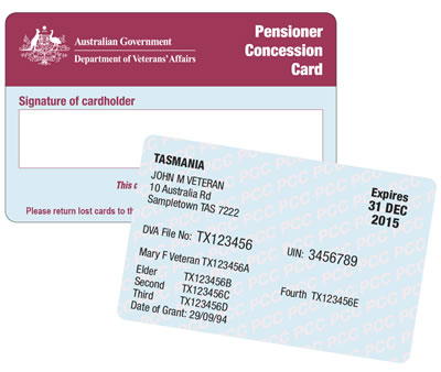 Health Department Card